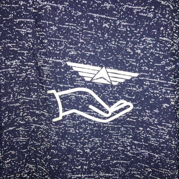 NWOT Delta Airlines Navy Pullover Maintenance Crew Size M ¼ Zip Employee - Picture 5 of 8